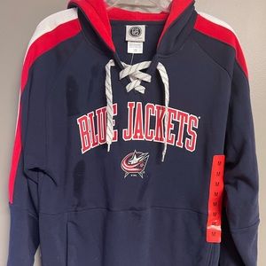 Blue jackets womens sweatshirt